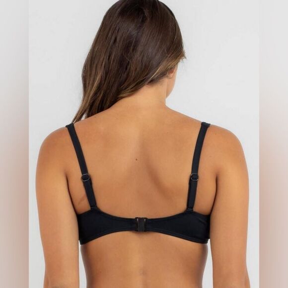 Roxy SD Beach Classic Underwire D Cup Bikini Top Womens Size XS - Picture 2 of 6